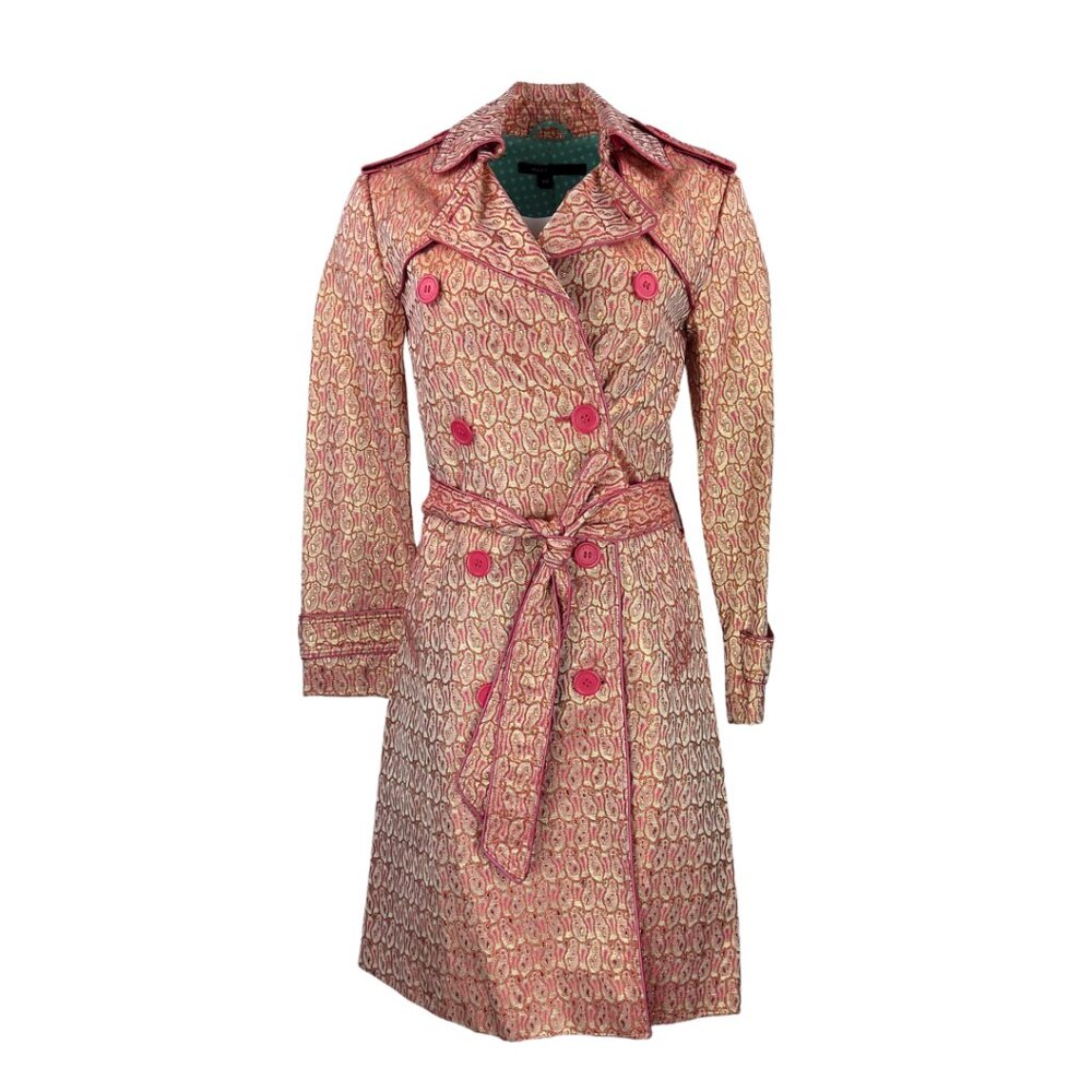 Marc Jacobs Brocade Trench Coat